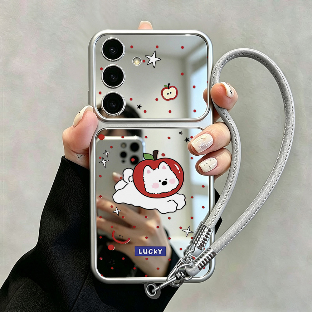 Computer Case - Make Up Mirror Cute Dog Phone