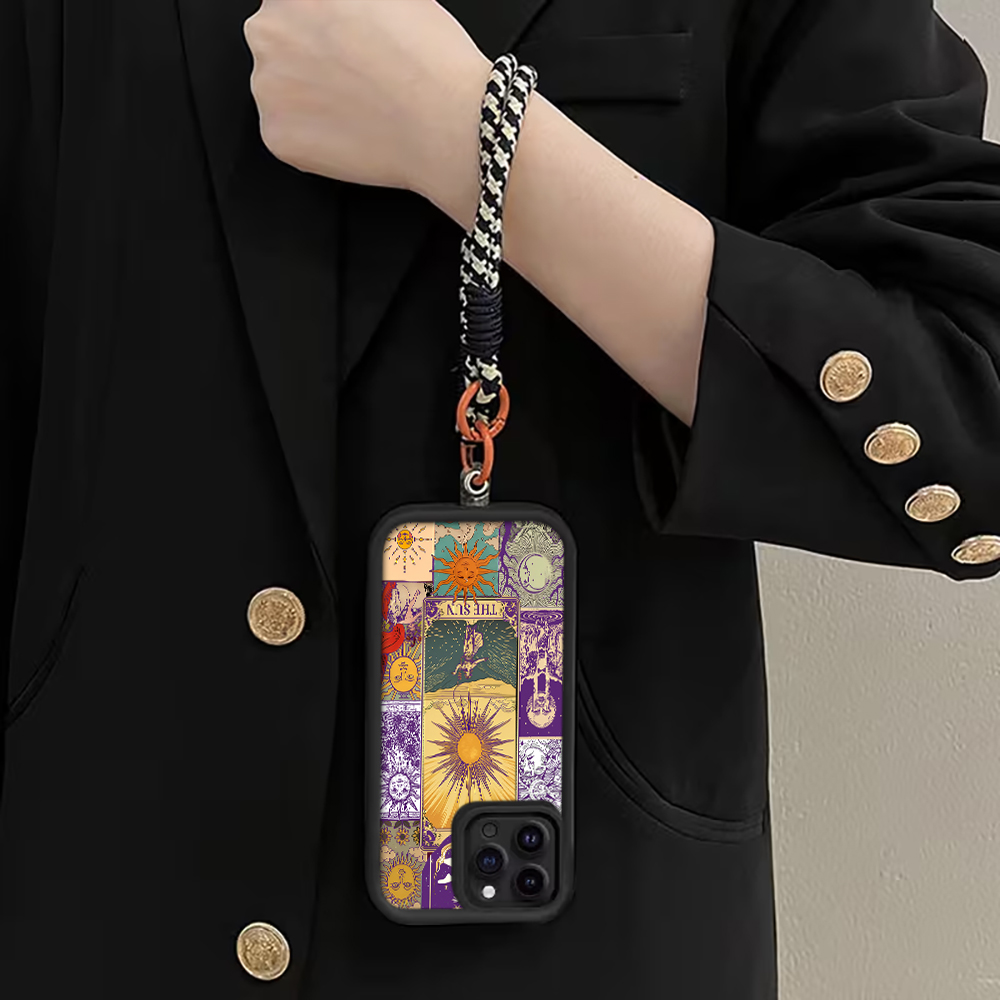 Vintage Sun Tarot Cards Strap  - Matte Pc Case ulasan dan harga